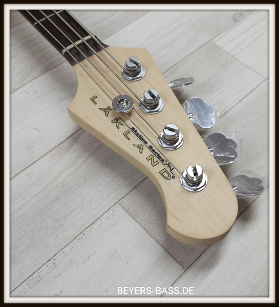 Lakland Skyline 44-64 Deluxe Flamed Maple, Honey Burst Gloss